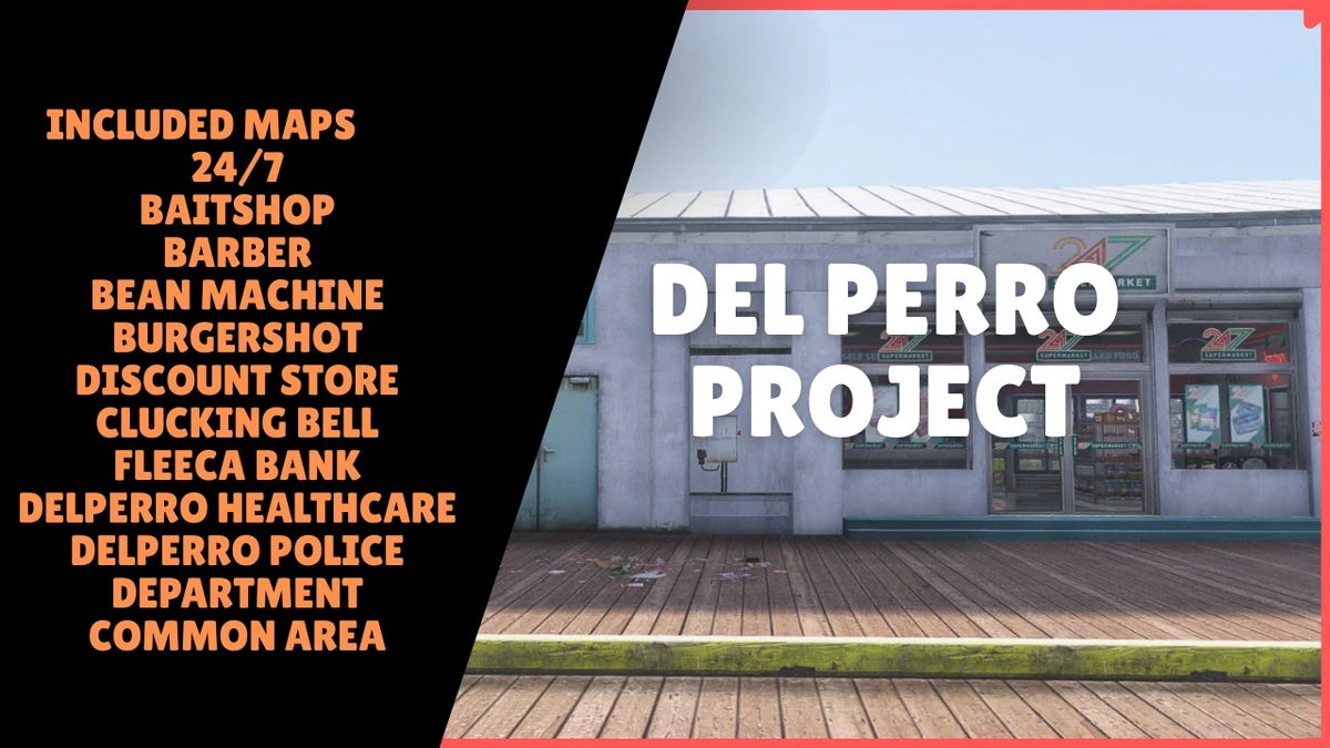 Del Perro Project | 12x MLO Bundle FiveM | Open Source